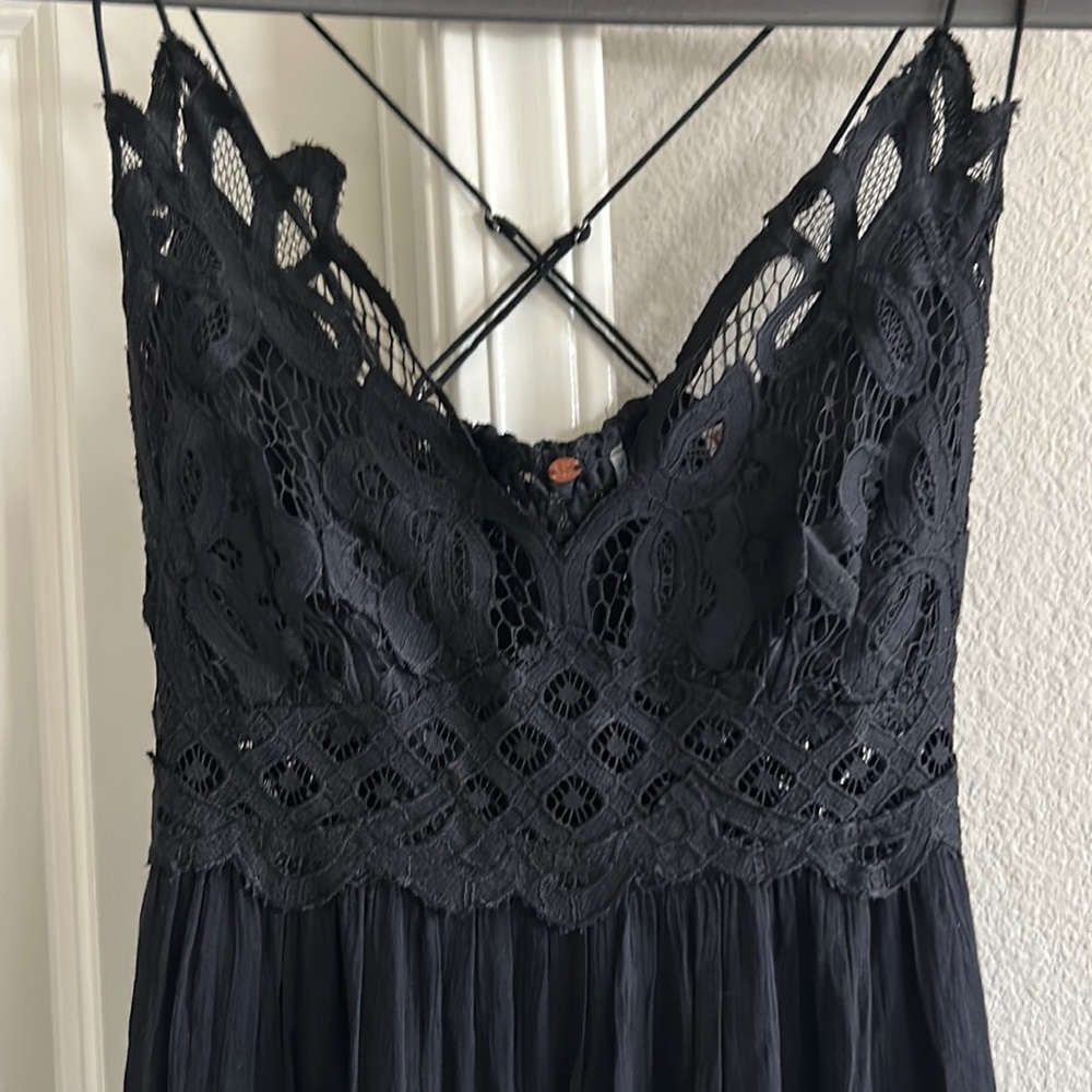 NWT FREE PEOPLE SZ M Adelia Maxi dress